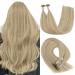 Youngsee Extensions Real Hair Bondings Blond 35 cm Bonding Extensions Real Hair Ashblond Highlight Platinblond Keratin U Tip 50g Hair Consuming Bondings Real Hair Blond 50g 50stranges #18/613 35 cm-u Tip 1-1- #P18/613