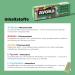 Ayoka Good Mood Gum Spearmint - Sugar-Free Vegan Chewing Gum | Long-Lasting Taste | Mood-Boosting | 6 Sticks (1 Pack) - International Shipping Available - Buy Online on GoSupps.com