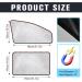Zatooto Sun Protection Car Side Window - UV Protection Magnetic Privacy Screen | Darkening Curtains | 4-Piece Set for Ultimate Sunshade - Buy Online on GoSupps.com