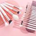 Jessup 20 PCS Makeup Brush Set - Foundation, Blending, Blush, Concealer, Eye Shadow, Lip - Synthetic Fiber Bristles - Wooden Handle - White - T225 - Rose Gold & Pearl White - Buy Online on GoSupps.com