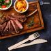 BANBU 6.7 Inch Bamboo Disposable Utensils - 200 Pack of Biodegradable Compostable Forks for Travel - Natural & Renewable Cutlery - Buy Online on GoSupps.com