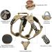 Buy Heele XL Brown Dog Harness - Breakout Buckle Reflective Robust Handle & Panic Clip | Comfortable Fit for Large Dogs - Buy Online on GoSupps.com