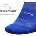 Feetures High Performance Cushion No Show Tab Running Socks - Men and Women - Moisture Wicking Athletic Ankle Socks - Large Boost Blue - Buy Online on GoSupps.com