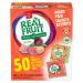 REALFRUIT Mixed Medley & Sours Summerfruit Burst Minis - Fruit Flavoured Plant Based Gummies in Portion Packs for Halloween School Lunch Box Treats Office Pantry Snacks and On the Go 50 x 12g Pack