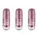 Essence Gel Nail Color Gellack nail polish No. 11 Bang Boom Bling violet express results long -lasting color -intensive gel glossy glittering without acetone vegan 3 -pack (3 x 8ml)