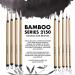 Princeton Bamboo Series 2150 Short Handle Round Brush Size 8 - Natural Hair Calligraphy & Watercolor Brush - Buy Online on GoSupps.com