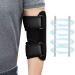 GINTRON Elbow Brace 2022 Comfortable Night Elbow Support for Sleep Elbow Splint  Adjustable Elbow Stabilizer with 2 Removable Metal Splints for Cubital Tunnel Syndrome Tendonitis Ulnar Nerve Tennis Black