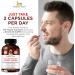 Organic Veda Beet Root Nitric Oxide Capsules | High Strength Energy & Circulation Supplements | Vegan 60 Count with Grape Seed Matcha Turmeric & Ginger - Buy Online on GoSupps.com