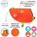 Dog West Safety Reflective Hunting Waterproof Vest - Night & Day Visibility Comfort Fit XS-XXL Orange/Yellow - Buy Online on GoSupps.com