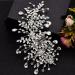 GAODESI Silver Rhinestone Wedding Headband Bridal Hair Piece Left Side Comb - Buy Online on GoSupps.com