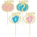 24Pcs Pumpkin Gender Reveal Cupcake Toppers Glitter Pumpkin Baby Feet Cupcake Picks Boy or Girl Baby Shower Decorations Fall Harvest Theme Baby Shower Kids Birthday Party Supplies Multi Style 8 Multi - Buy Online on GoSupps.com