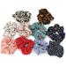 REJOL 100Pcs Elastic Hair Scrunchies for Women - Mixed Colors and Patterns for All Hair Types - Fashionable Matching Accessories - Buy Online on GoSupps.com