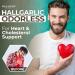Hallusa Natural Odorless Garlic 500 mg Softgels | Heart Health & Cholesterol Support | Allium Sativum Garlic Supplement | Fresh Garlic Bulb Extract | 60 Softgels - Buy Online on GoSupps.com