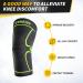 Buy Cambivo 2x Kniebandage for Women - Orthopedic Knee Support for Meniscus Tear ACL Arthritis | Ideal for Running Hiking Sports - Black/Green - Buy Online on GoSupps.com