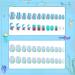 48Pcs Kids Full Cover Short Press on Nails - Blue Ocean False Nails for Girls - Children's Gift Nail Art Decoration - Buy Online on GoSupps.com
