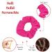 Set of 2 Hot Pink Solid Scrunchies - Stylish Hair Accessories - Buy Online on GoSupps.com