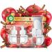 Air Wick Plug in Scented Oil Starter Kit + 3 Refills Apple Cinnamon Fall Scent Fall Spray (3x0.67oz) Essential Oils Air Freshener