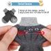SCENEREAL Double Side Anti-Slip Dog Socks 3 Pairs Large - Non Slip Paw Protectors for Indoor Use on Hardwood Floors - Prevent Scratching and Licking - Grey Pearl Paw Design - Buy Online on GoSupps.com