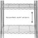 Honey-Can-Do SHF-01054 5-tier chrome shelving unit  250 lbs - Buy Online on GoSupps.com