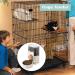 Automatic Cage Feeder | Small Animal Water Dispenser | Cat Food Dispenser | For Hamster Guinea Pig Rabbit Chinchilla Ferret Gerbil Pink feeder - Buy Online on GoSupps.com