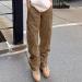 High Waist Baggy Cargo Pants | Teen Girls Women Fashion Lounge Trousers | Y2K E-Girl Streetwear Brown Medium - Buy Online on GoSupps.com