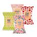 Facial Cleansing Wipes | Mint Vitamin C Strawberry and Rose Face Cleansing and Gentle Makeup Remover Wipes 4 Pack (30 Count Each) 120 Towelettes | Beauty Concepts