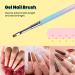 3PCS Nail Polish Clean Up Brushes Round, Angled, Flat | Fingernail Art Remover Tools for Precision Cleaning - Buy Online on GoSupps.com