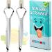 Dual Pack Tongue Cleaner Set for Adults & Children - Stainless Steel Tongue Scraper with Mini Hook - Best Oral Hygiene Tool - Buy Online on GoSupps.com