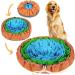 Vivifying Snuffle Mat for Dogs | Durable, Washable Interactive Game Toy | Large Dogs & Puppies | 18in Diameter | Blue Green - Buy Online on GoSupps.com