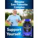 Tnvitamins Saw Palmetto Complex with Pygeum Extract - Prostate Supplement for Men | Supports Hair Growth & Urinary Tract Health - Buy Online on GoSupps.com