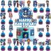37 PCS Funneh Krew Cupcake Toppers for Funneh Krew Theme Party Birthday Party Wedding Baby Shower Anniversary Party Cake Dessert Decorations Supplies Picks
