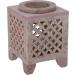 Shop Guru Indian Fragrance Lamp - Essential Oil Diffuser & Tealight Holder for Aromatherapy | Bacon Stone Cube Orient (8x6x6 cm) | Premium Fragrance & Oil Lamps - Buy Online on GoSupps.com