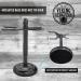 Black Safety Razor Stand - Prolong Razor Life with Shaving Brush Holder - Sturdy Weighted Base - Buy Online on GoSupps.com