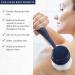 PMD Clean Body - Smart Waterproof Cleaning Device with Silicone Brush & Attachments | SonicGlow Vibration for Cleansing Peeling & Massaging - Navy - Buy Online on GoSupps.com