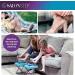 Salon Step Beauty Footrest w/ LED Magnifier & Storage - Easy At-Home Pedicures - Buy Online on GoSupps.com