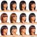 ToyoTress Short Bob Wig with Bangs - 12 Inch Black Mix Brown Yaki Straight Hair for Black Women - Heat Resistant Synthetic Daily Costume Wig (12 SH30-612H) - Buy Online on GoSupps.com