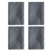 4 Pack Colorful Dishcloths Kitchen Cleaning Cloths Convenient Kitchen Dishcloth Kitchen Towel for Different Tasks Dark Gray