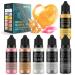 Wayin Metallic Alcohol Ink Set - 6 Color Metallic Alcohol Pigment Resin Dye, Concentrated Extreme Shimmer Alcohol-Based Inks for Epoxy Resin Yupo Tumbler Cups Acrylic Pouring Paint (15ml/.5 fl oz ) 1-6 Metallic Alcohol Ink