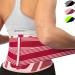 Back bandage for men & women - back support belt for work & sports - support of the lower back at sciatica herniated disc scoliosis & back pain (L Bordeaux) l Bordeaux
