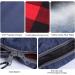 REDCAMP Flannel Sleeping Bag for Adults with Detachable Hood - Comfortable Cotton Camping Bag - Red/Grey/Blue - 3lbs Filling - Buy Online on GoSupps.com