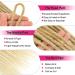 Double Ended 24 Inch 10 Strands Blonde Dreadlock Extensions | Synthetic Crochet Dreads M27/613 Brown to Bleach Blonde - Buy Online on GoSupps.com