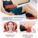 Neck Support Cushion & Back Massager - Multifunctional Cervical Pillow with Moxa Device | Rechargeable Intelligent Neck Massage (Orange) - Buy Online on GoSupps.com