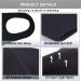 10pcs Washable Reusable Breathable Black Cloth Face Masks | Adult Size | Soft Elastic | Windproof | 3D Design - Buy Online on GoSupps.com
