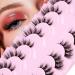 GVEFETIEE 5D Mink Half False Eyelashes - Natural Wispy Cat Eye Extension Pack (8 Pairs) - Buy Online on GoSupps.com