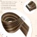 Buy Hetto Tape-In Real Hair Extensions - Brown & Dark Brown #P4/27 | Remy Hair 55cm 50g - Buy Online on GoSupps.com