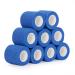 9 Roll self -adhesive bandage 5cm x 4.5m adhesive bandage self -adhering bandage pet vet wrap for cat dog horse cohesive bandage elastic bandage for wrist cohesive paving association (blue)