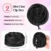 HOOJIH Messy Bun Hair Piece 2 PCS Space Buns Claw Clip Extensions - Natural Black Hair Accessories for Women - Buy Online on GoSupps.com
