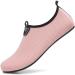 Ruomu bathing shoes women water shoes men fast drying swimming shoes slipproof aqua shoes light beach shoes surf shoes barefoot shoes for men women beach pool 38 eu pink