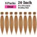 8 Bundle Pre-Stretched Lichen Hair Extensions - Professional Yaki Crochet Twist Braids - 50cm Coffee Brown - 20inch - 8 Packs/Lot - Buy Online on GoSupps.com