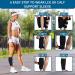 LCK UK Adjustable Calf Support Sleeve for Muscle Pain Relief - Compression Shin Brace for Running Sports Recovery - Reduces Swelling - Men and Women (Black) - Buy Online on GoSupps.com